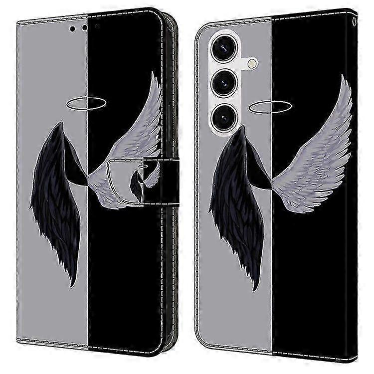 Phone Case For Samsung Galaxy S25+(Plus), Magnetic Clasp 3D Pattern Leather Wallet Phone Cover