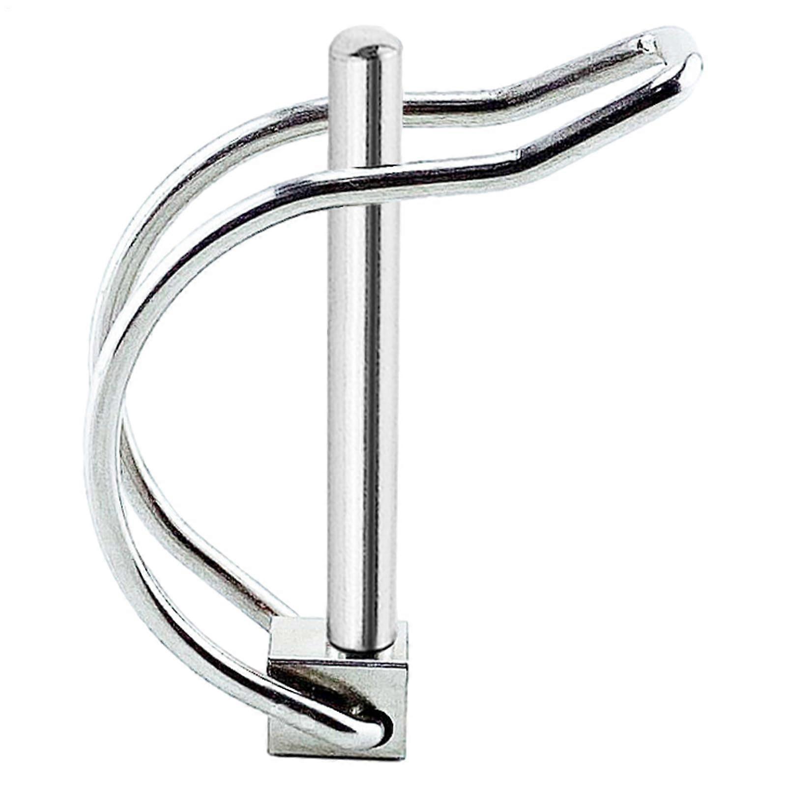 Safety Hitch Pin - Rust Resistant Stainless Steel Tow Bar Locking Pin with Quick Release Mechanism for Secure Fit