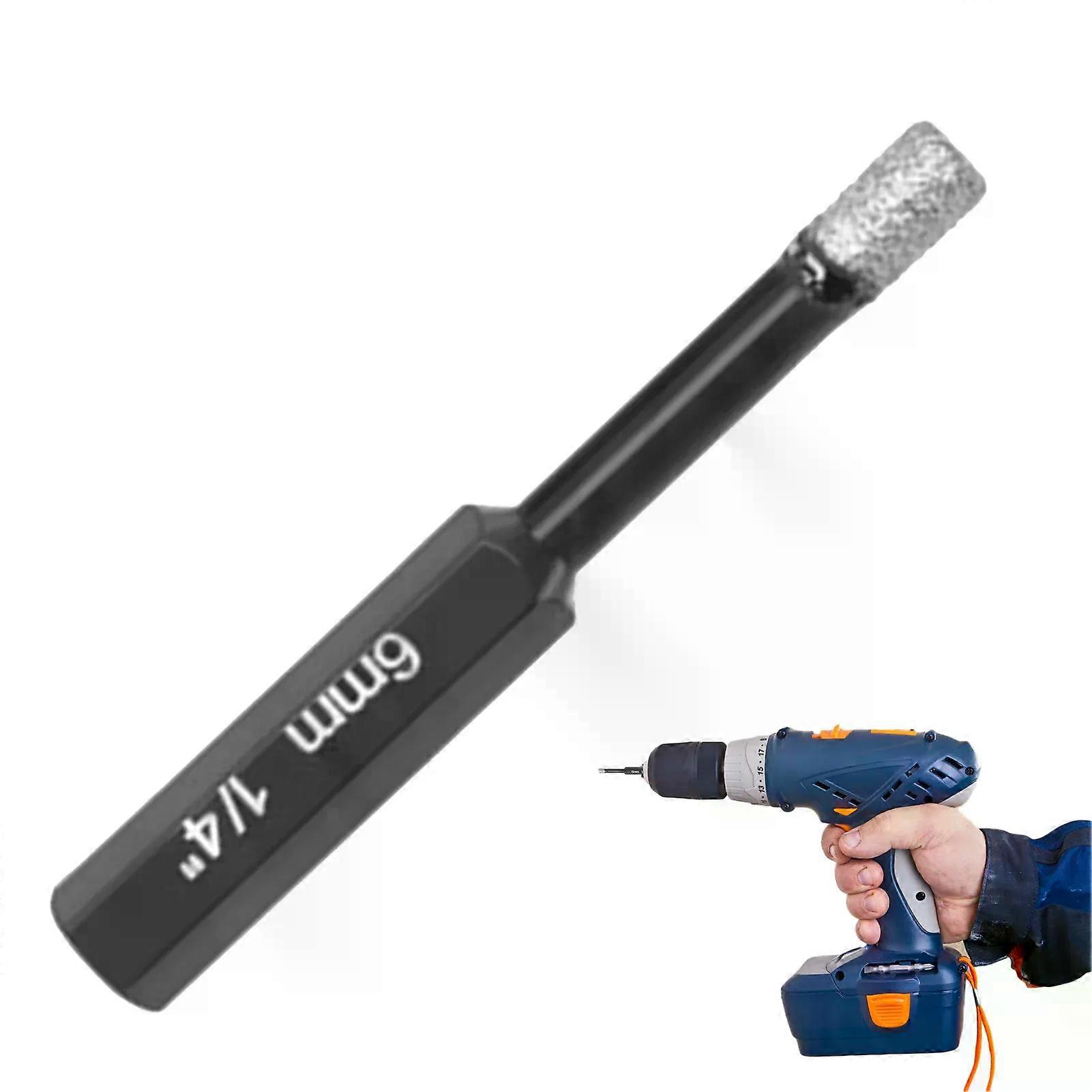 Diamond Drill Bits Ceramic Diamond Drill Bits Drill Bits for Porcelain Ceramic Tile Glass Hex Chuck 1/4 5/8 Inch