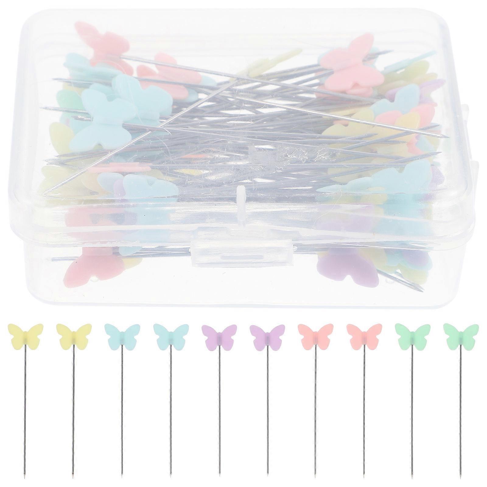 100pcs Decorative Sewing Pins for Stitching and Corsage Tools