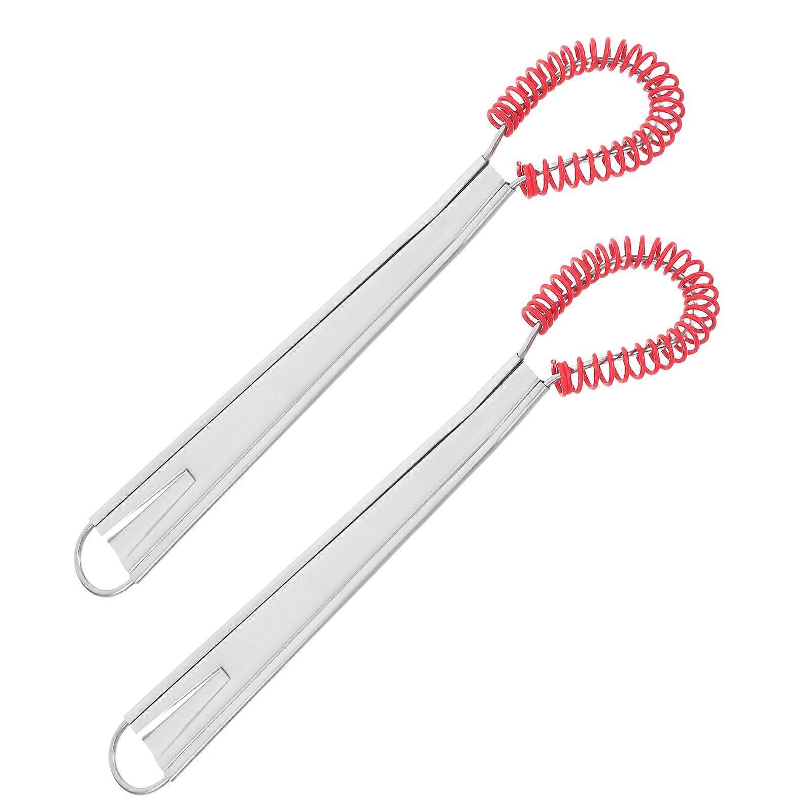 Stainless Steel Manual Egg Beater Whisk with Silicone Tip – Ergonomic Handheld Mixer for Cooking, Baking, and Frothing – Easy to Clean & Portable