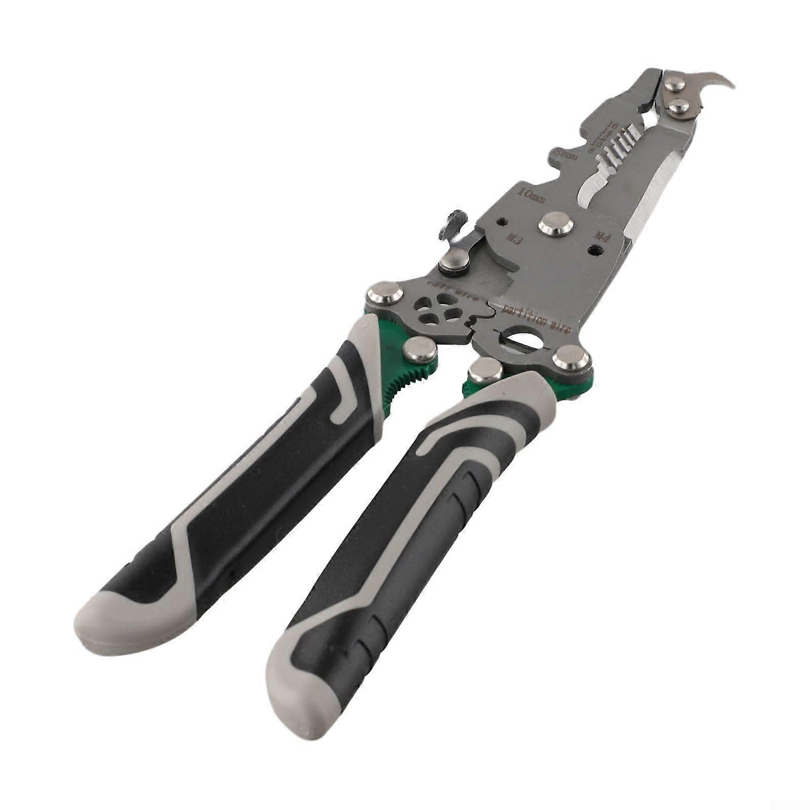 Compact Foldable Wire Stripping Tool for Electrical Needs, Multi-Function, Durable Design, Portable Size