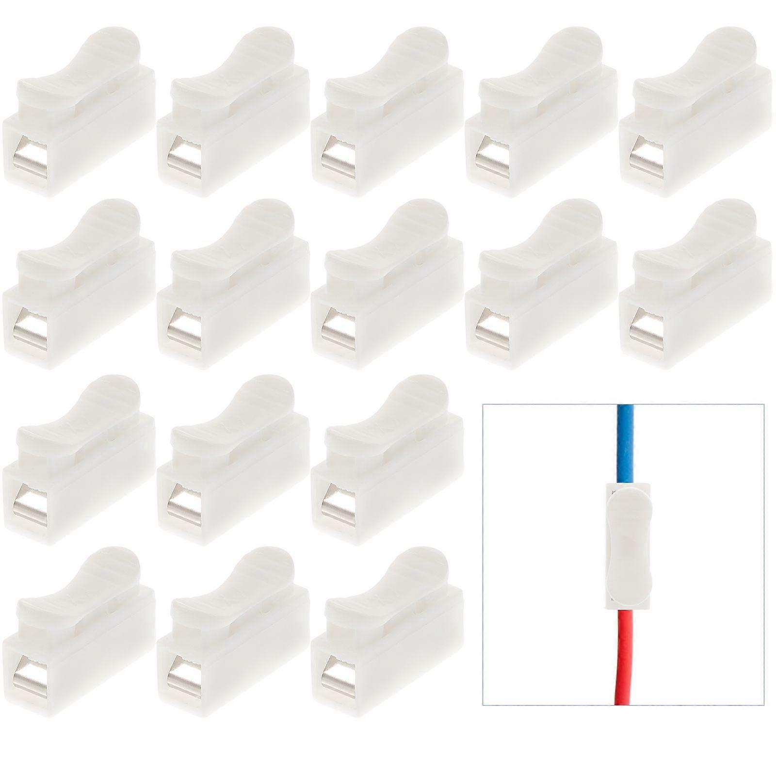 100pcs Wire Connector Push-in Quick Connection Terminal Electrical Connector