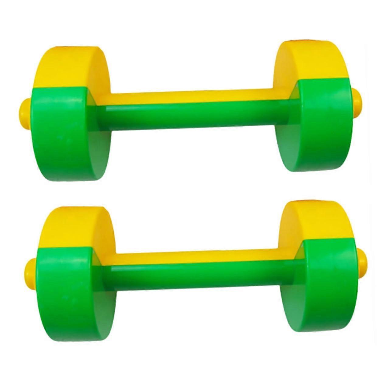1 Dumbbell weights for dumbbell plates Training dumbbells for toddlers Weightlifting for kindergarten Dumbbell Green Random color