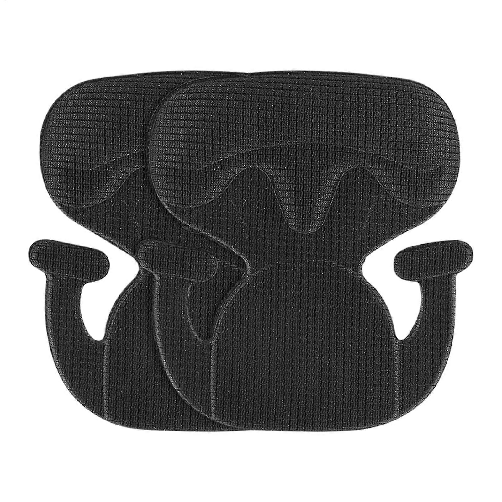 SchuhFersengriffe – Antiwear shoe pads, soft elephant heel protectors for blisters, slipping, and rubbing, improved fit Black A