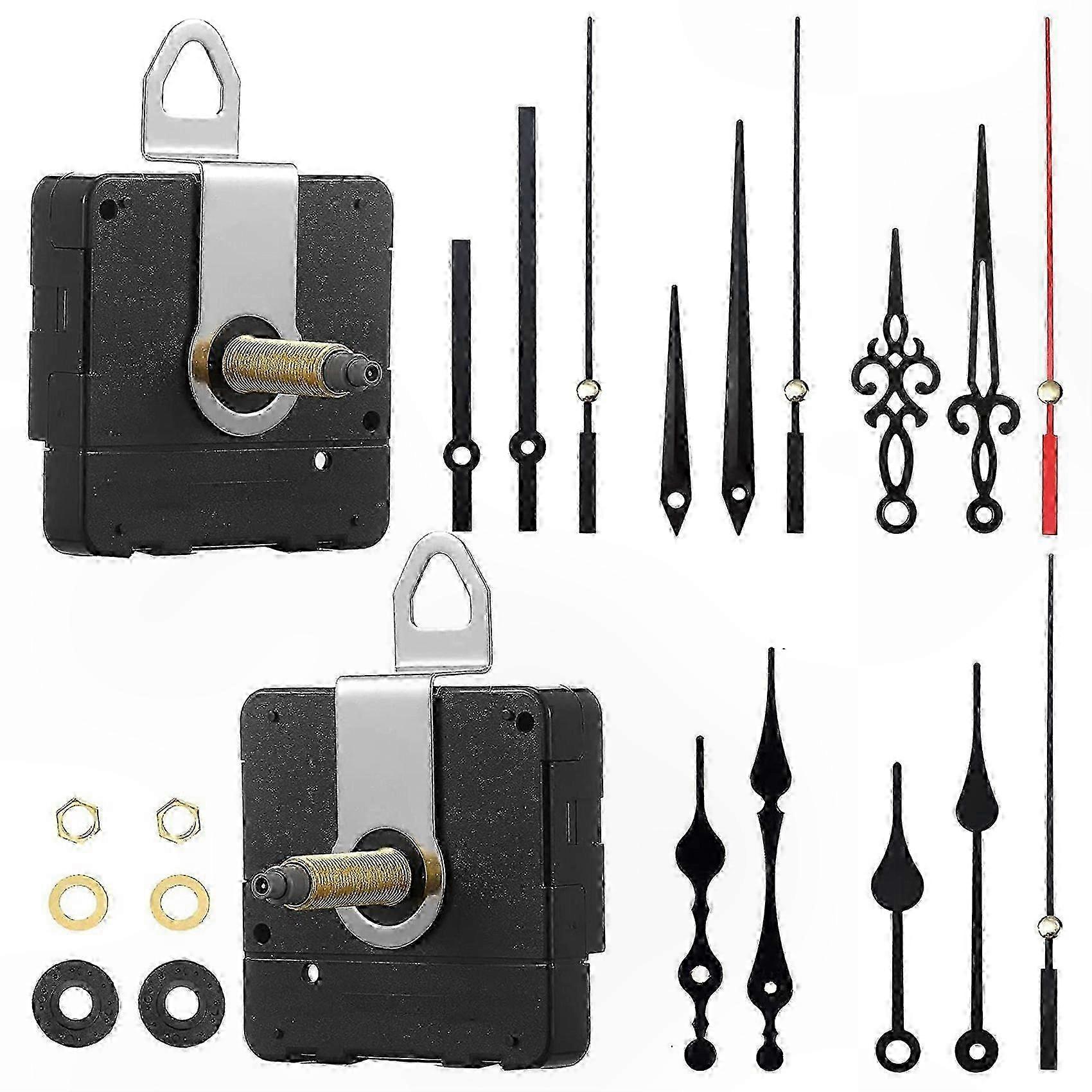 32mm DIY Quartz Clock Movement with 5 Pairs of Hands for Wall Clock Repair