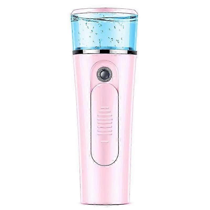 ハンドヘルドイオンフェイシャルスプレースキンケア美容器具(ピンク)