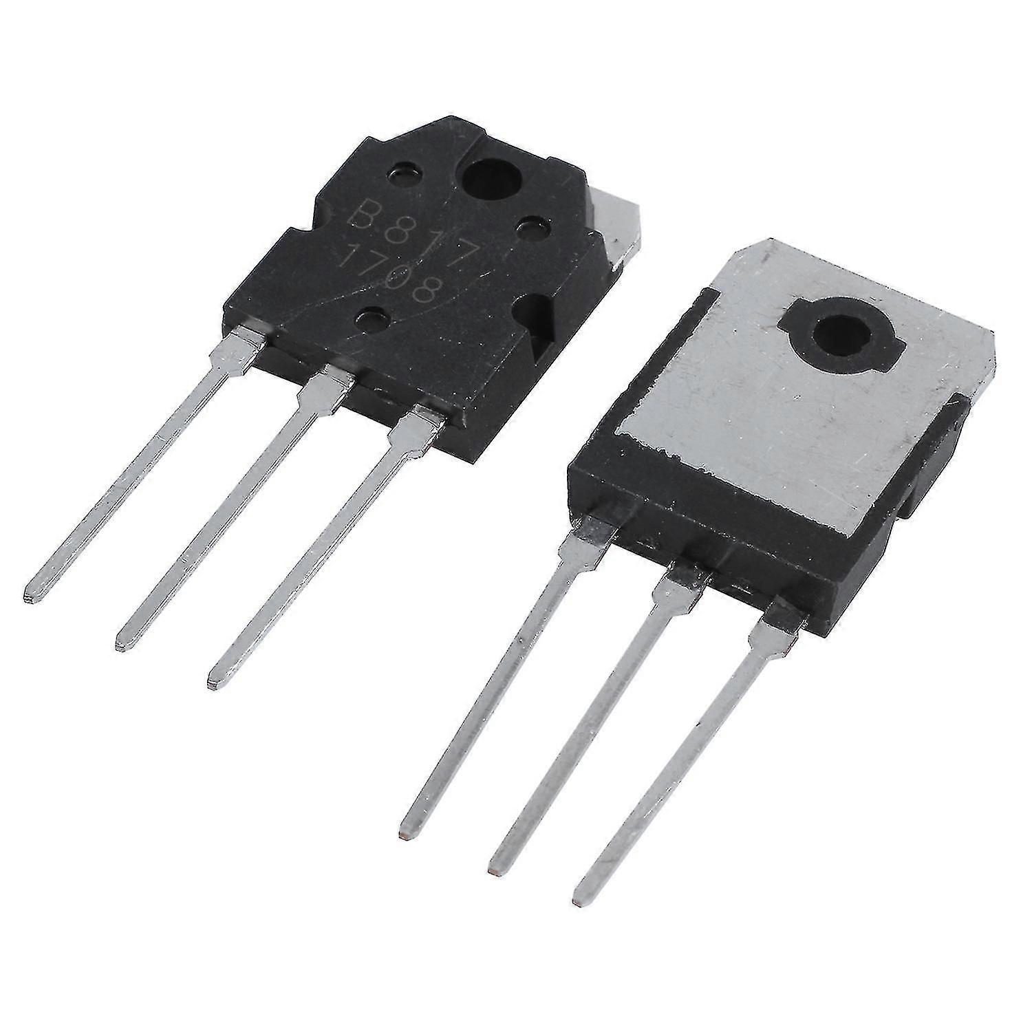 2 Silicon Transistor - D 1047 + B 817, 200 V, 12 A