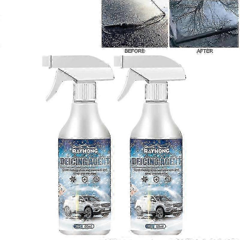 Snow Melting Spray for Car Windows Glass Deicing Winter Anti-Slip Road & Garden De-Ice Coverage