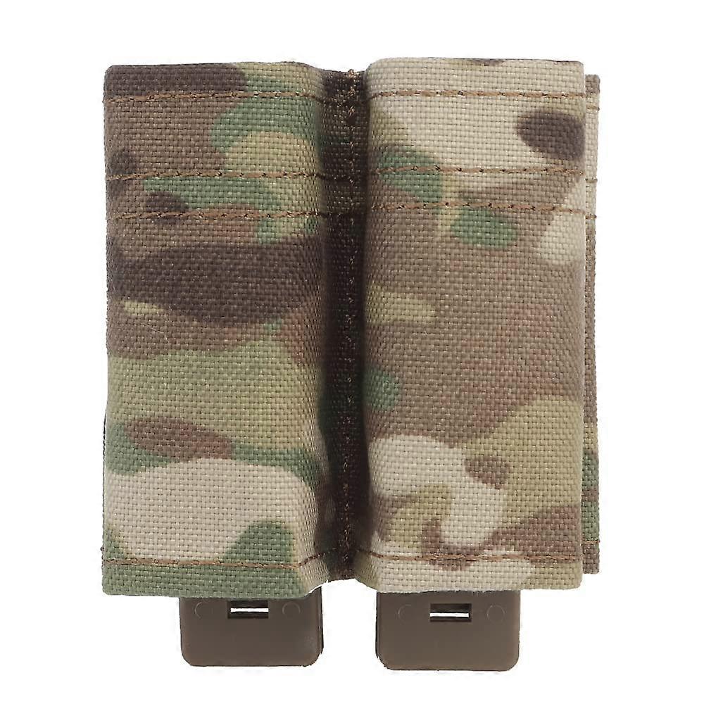 Molle-Doppelmagazintasche With Quick-Release Insert, MOLLE Double Magazine Pouch For 9mm Magazines, Marine Blue