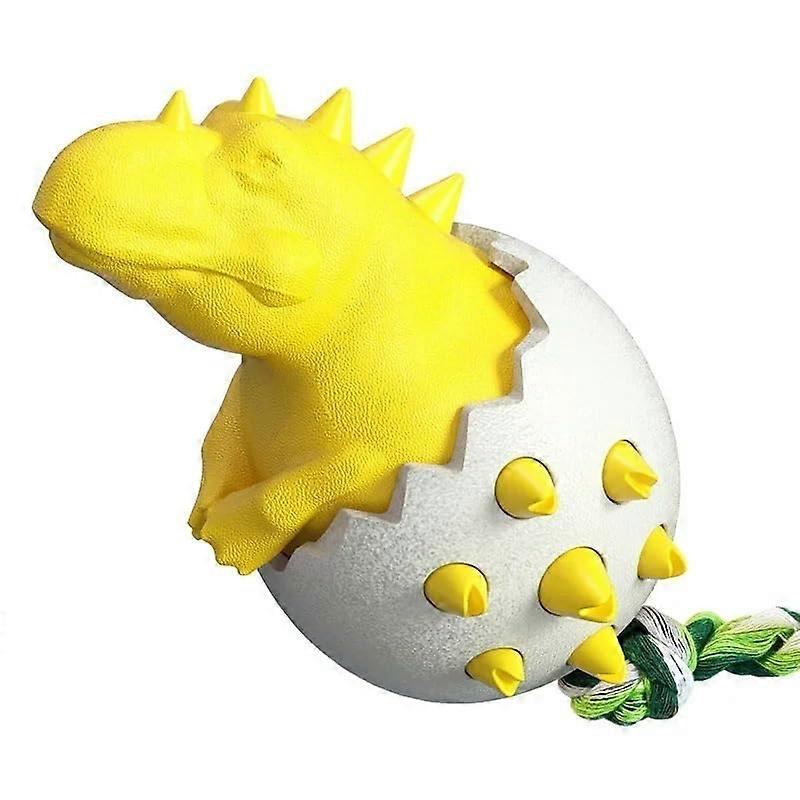 Dog Chew Toys Dinosaur Egg Shaped Bulldog Molar Toothbrush Stick Anxiety Relief Interactive With Pet Intelligence Toys(7)