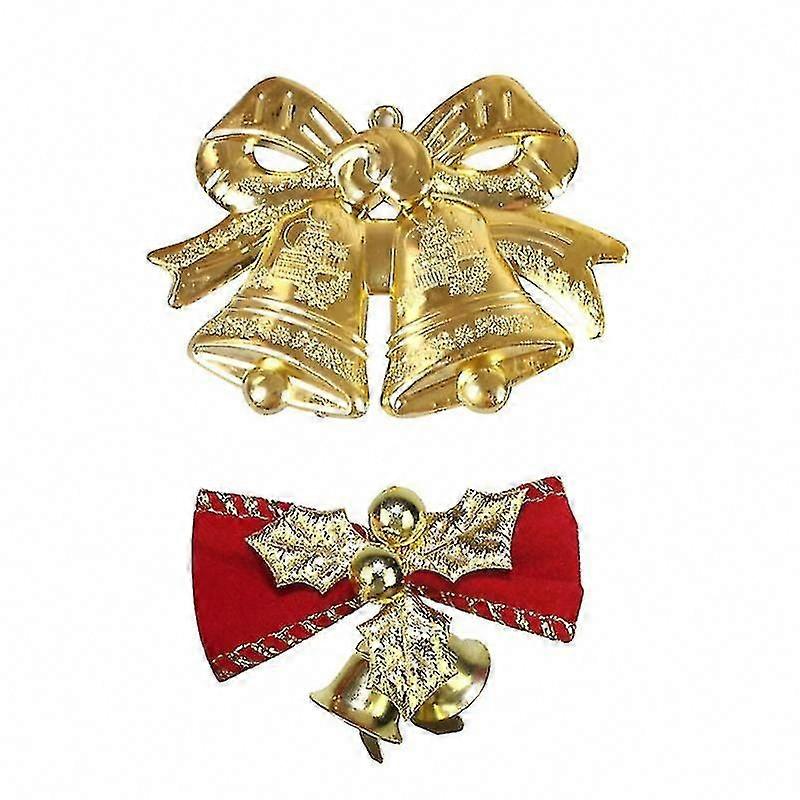Cloth and Iron Bowknot with Bell for Home Decor