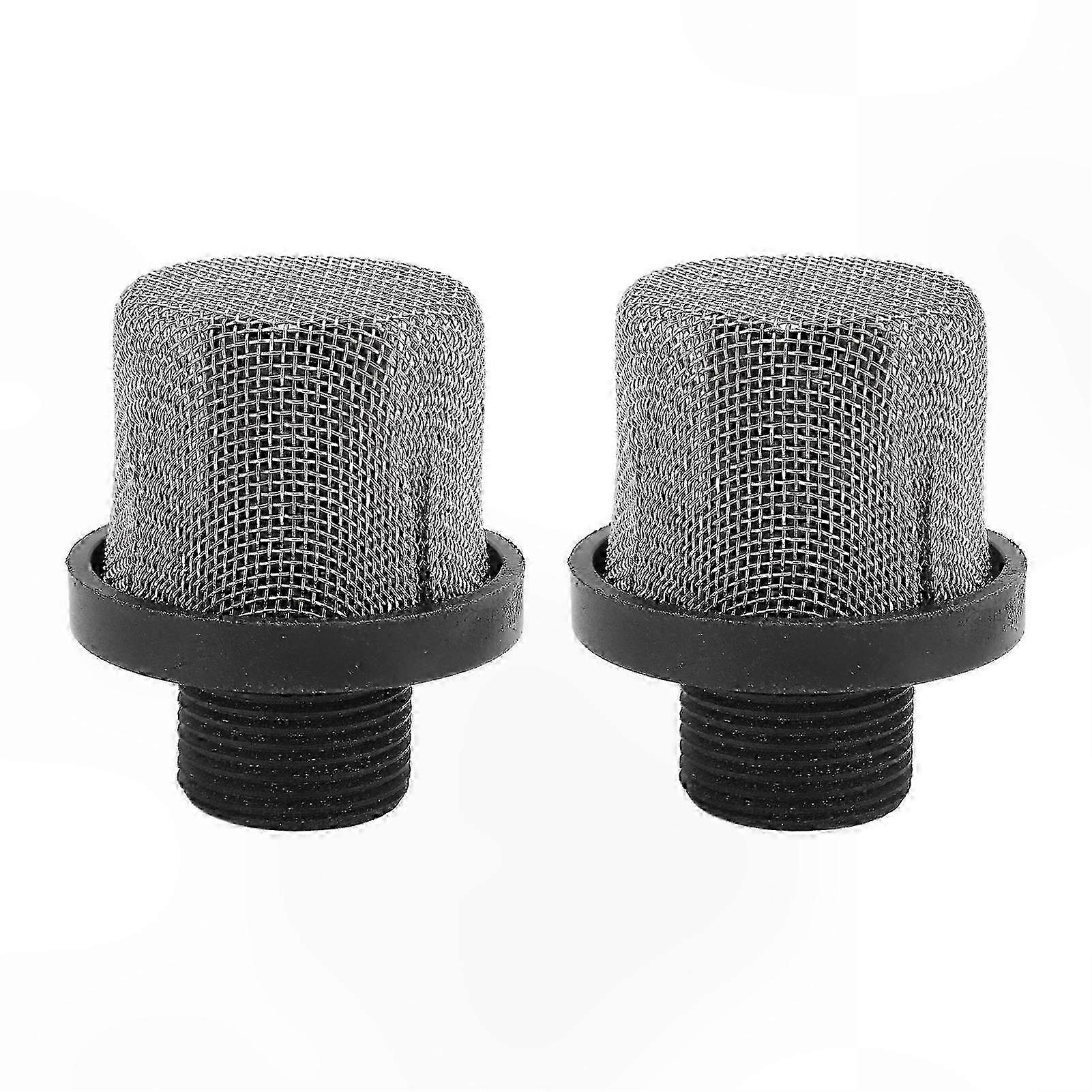 2-Pack High-Efficiency Inlet Filters for Airless Paint Sprayers, Replacement Hose Strainers hwy