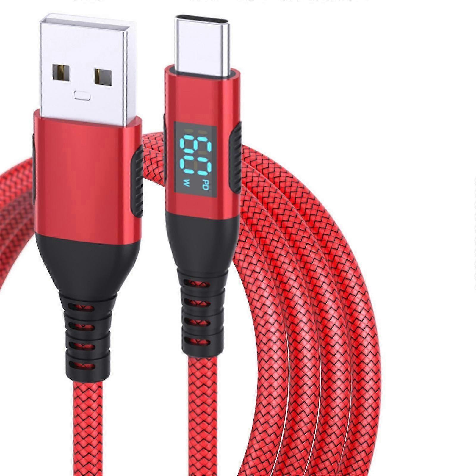 USB C to USB C Cable 100W Fast Charging Cord Long USB C Cable Speed Data Cable