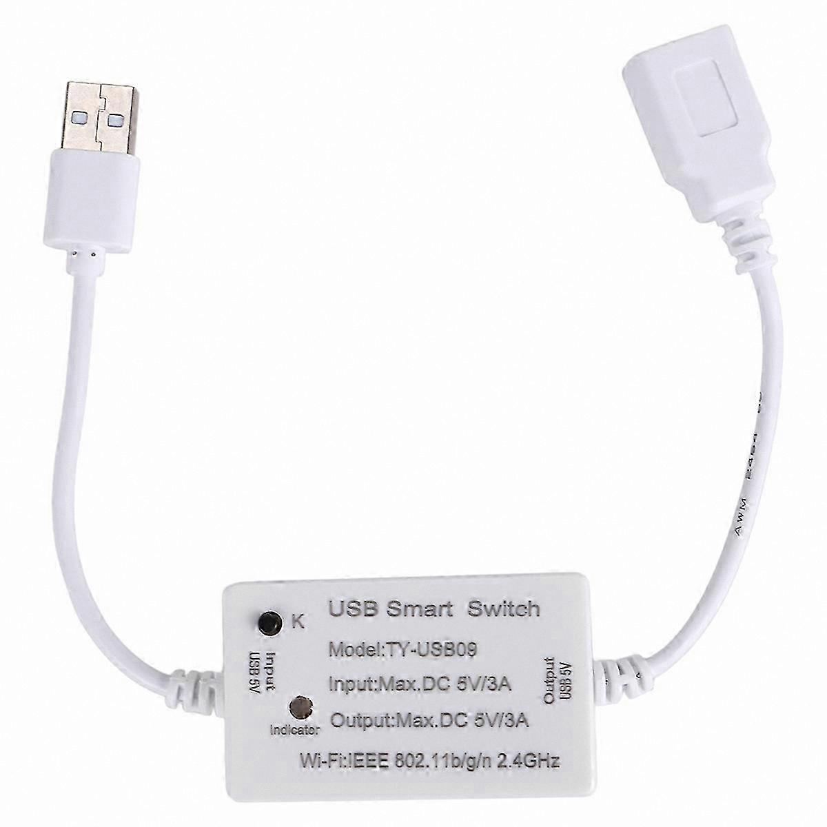 Smart USB Switch with WiFi Timer for Home Automation Devices