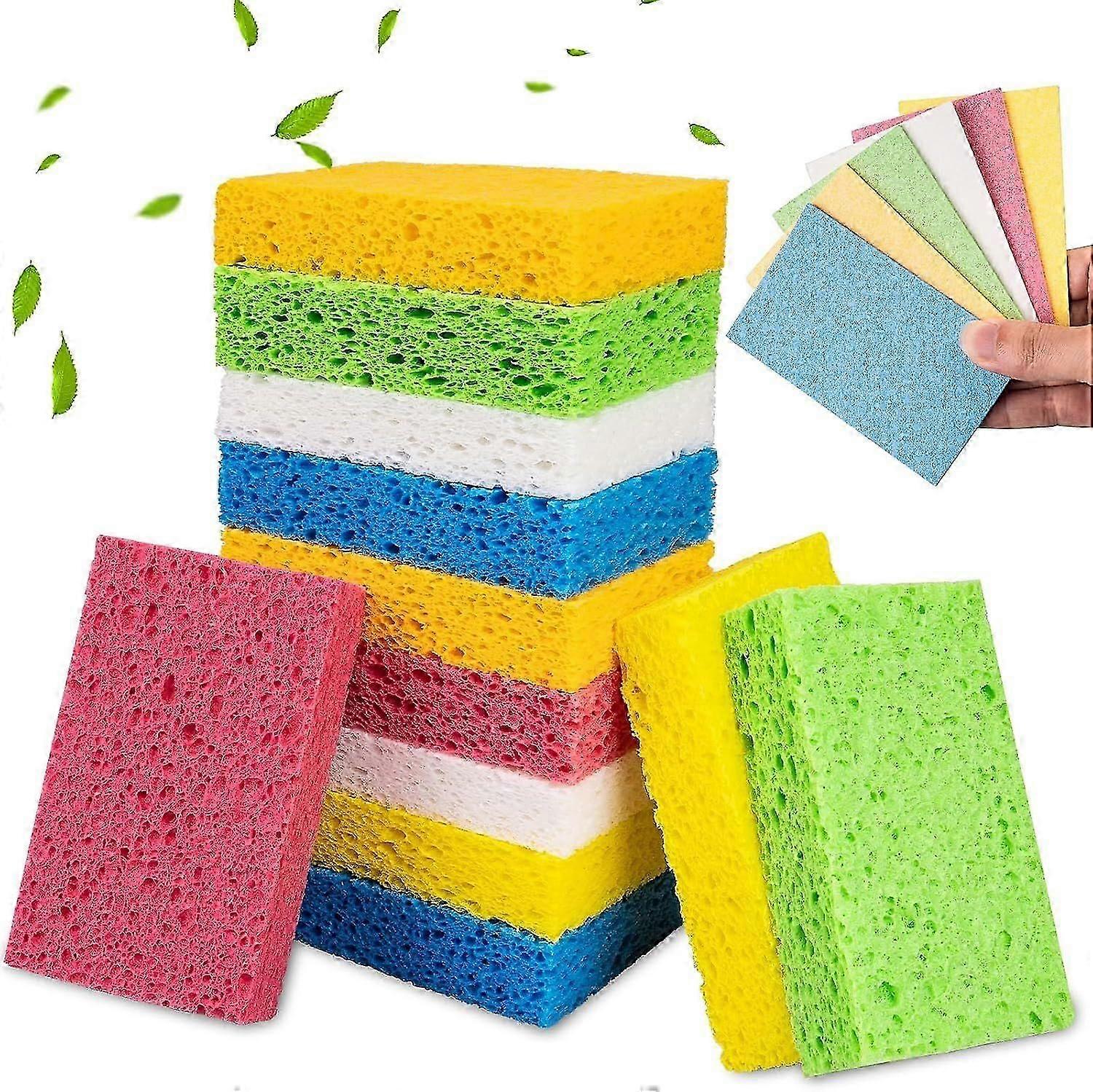 Sponges Kitchen, 12PCS Dish Sponge, Premium Kitchen Sponges,
