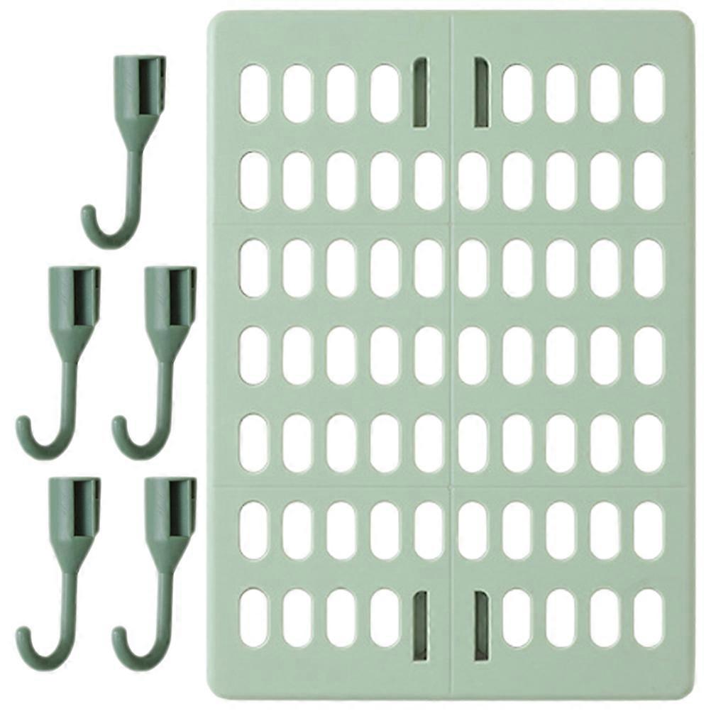 Pegboard Wall Hanger Storage Rack Set for Home Organization – Tool Storage Shelf with Hooks for Garage, Kitchen & Bathroom Use