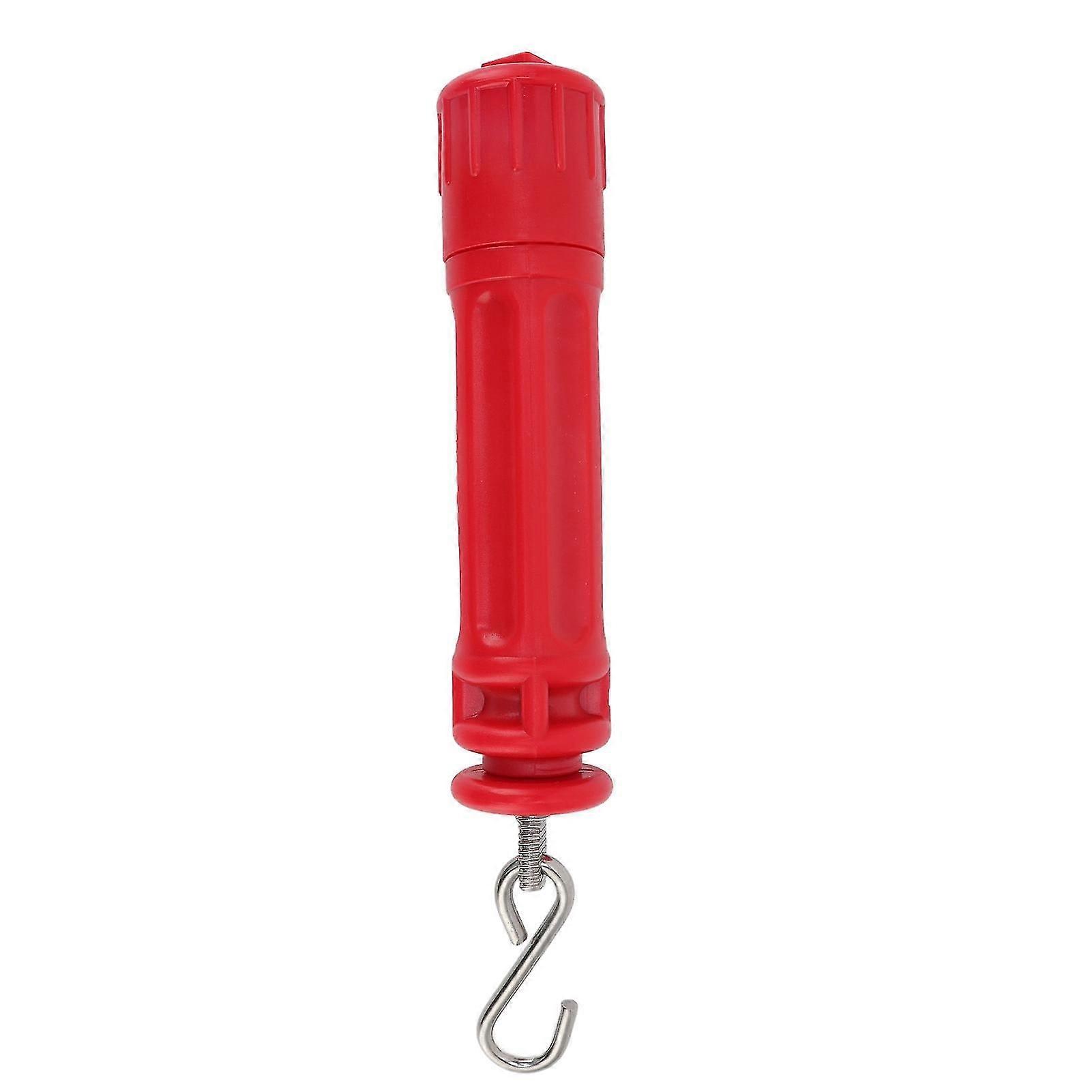 Swimming Pool Lane Line Tightener Plastic Tensioner Scratch-Resistant Durable Design Easy Adjustment Red Hook Attachment Lightweigh