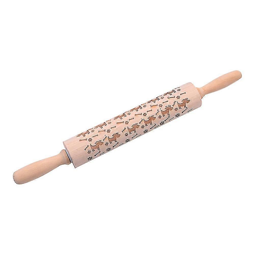 Christmas Embossing Rolling Pin Christmas Gingerbread Cookies Rolling Pin