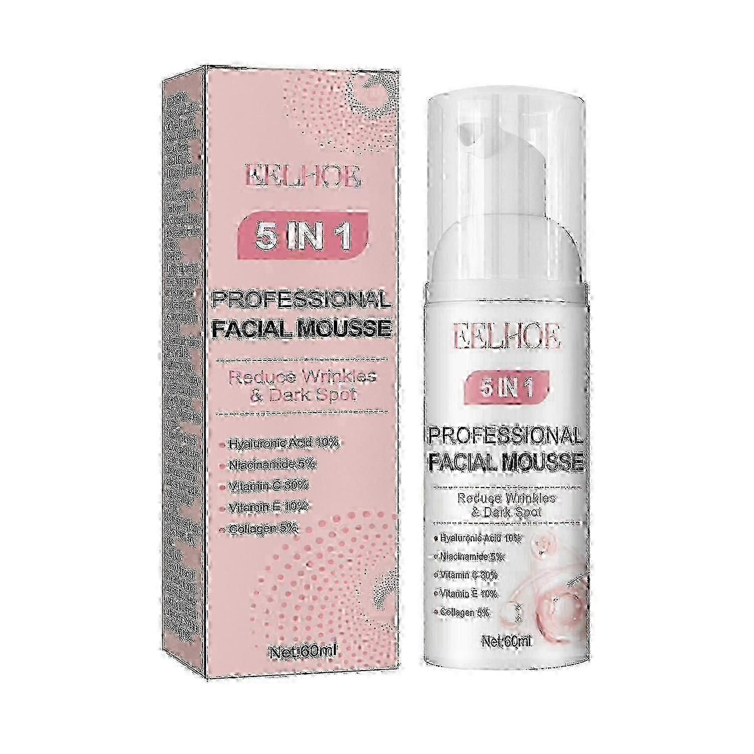 EELHOE 5 in 1 cleansing mousse deep cleansing moisturizing nourishi...