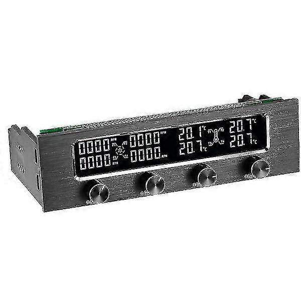 CPU Temperatursensor PC-Lüfter Controller Typ C Frontplatte Große LED