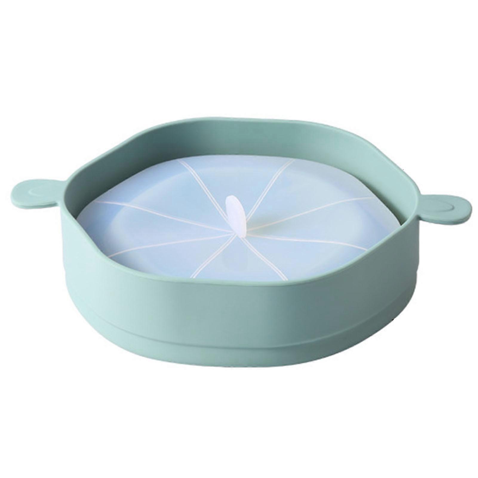 Silicone Popcorn Bucket with Handle Foldable Large Capacity Heat Resistant Microwave Popcorn Maker