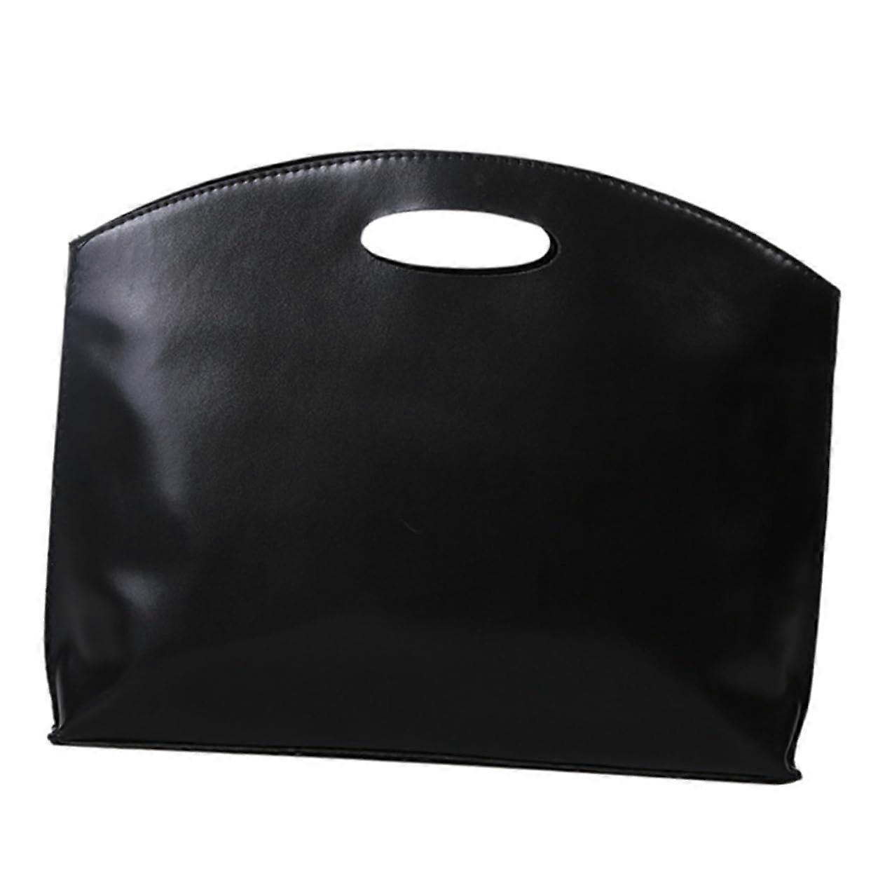 Leather Briefcase Large Capacity Laptop Case For Business Daily Use Professional Style For Work Travel