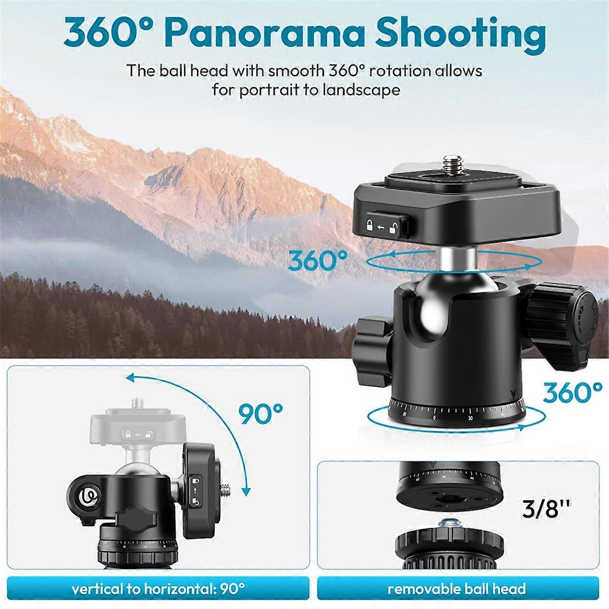  TT53 Camera Tripod 180CM Universal Stand for 