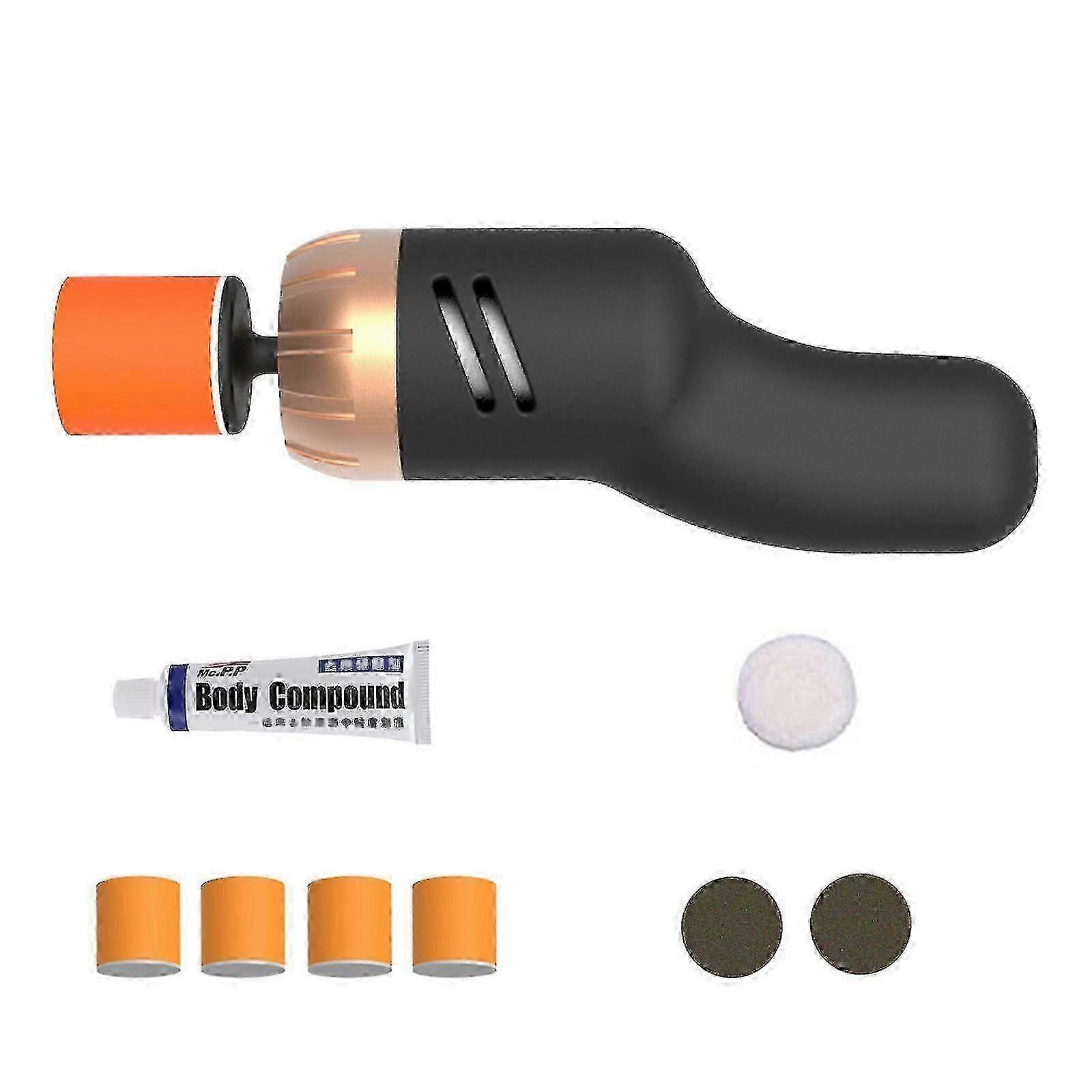 60W Variable Speed Corded Mini Polisher for Cars - Electric Waxing Tool to Remove Surface Scratches