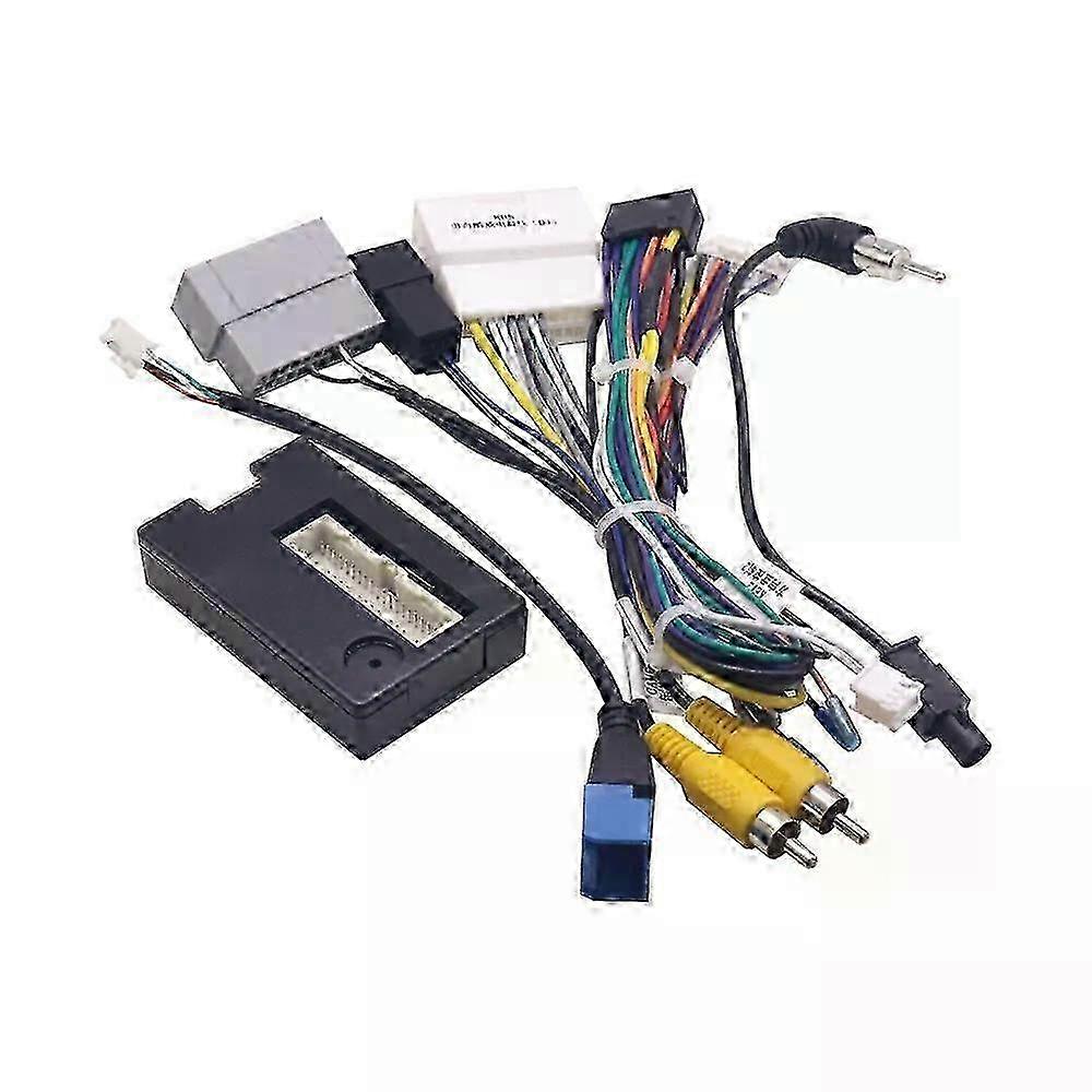 16Pin Car Stereo Wire Harness Adapter Decoder Fit For Dodge Journe...