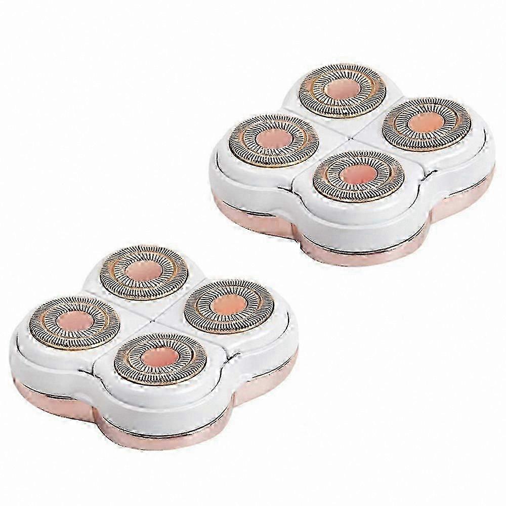 Replacement Heads for Electric Razor - 18K Gold Plated, 2 Pack