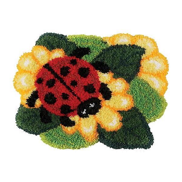 Handmade material kit for crocheted carpets, 52cm x 38cm, suitable for parent-child co-creation