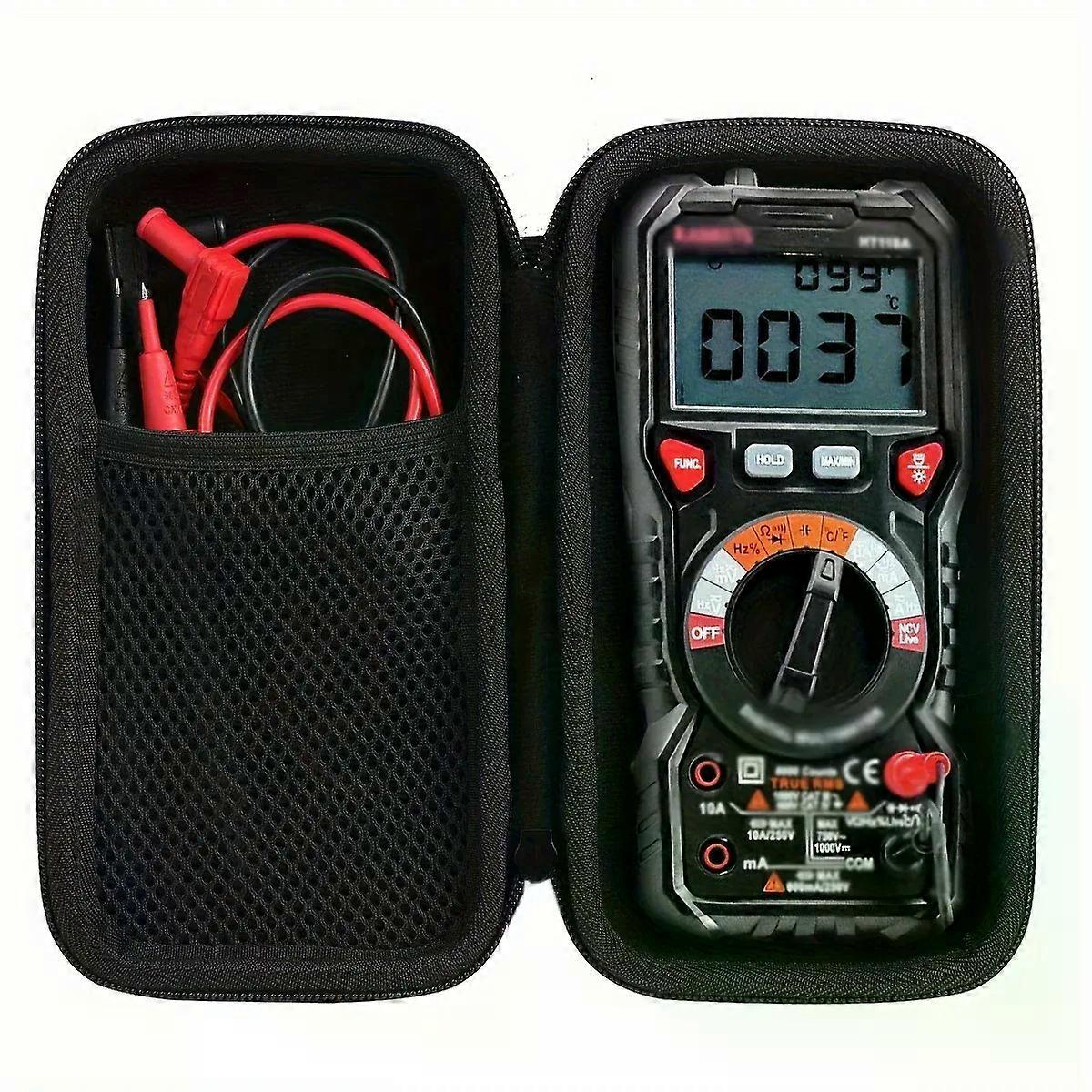 1 piece hard travel storage case suitable for KAIWEETS digital multimeter TRMS 6000 counting voltmeter auto range (only bag)