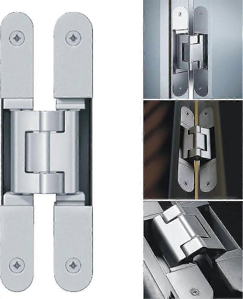 مفصلة قابلة للتعديل ثلاثية الأبعاد للخدمة الشاقة بسعة حمولة 160 كجم ، صليب غير مرئي مخفي