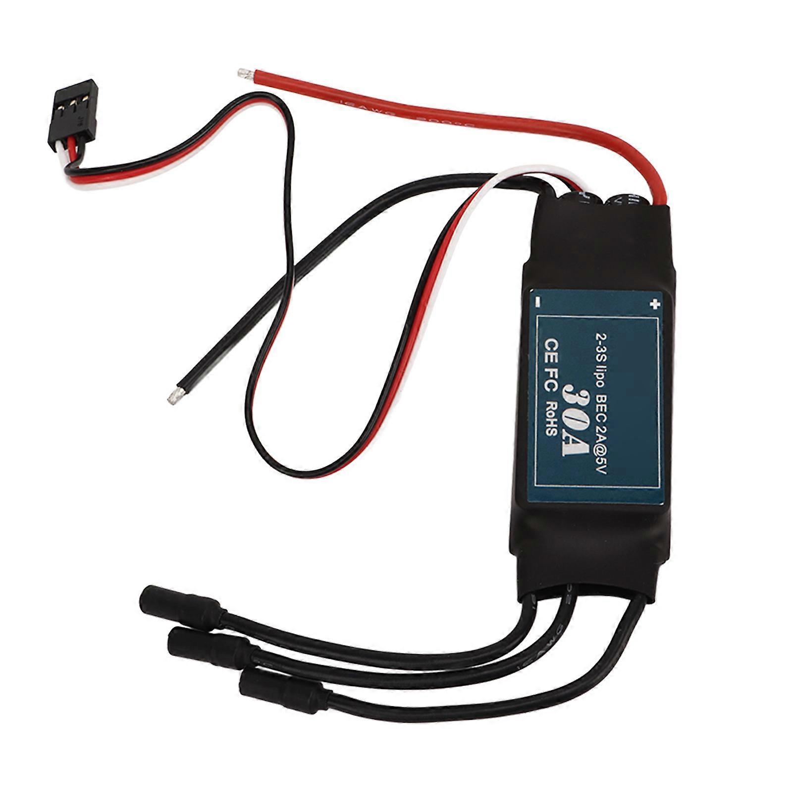 30A Brushless ESC with 5V 2A BEC for Fixed Wing RC Aircraft