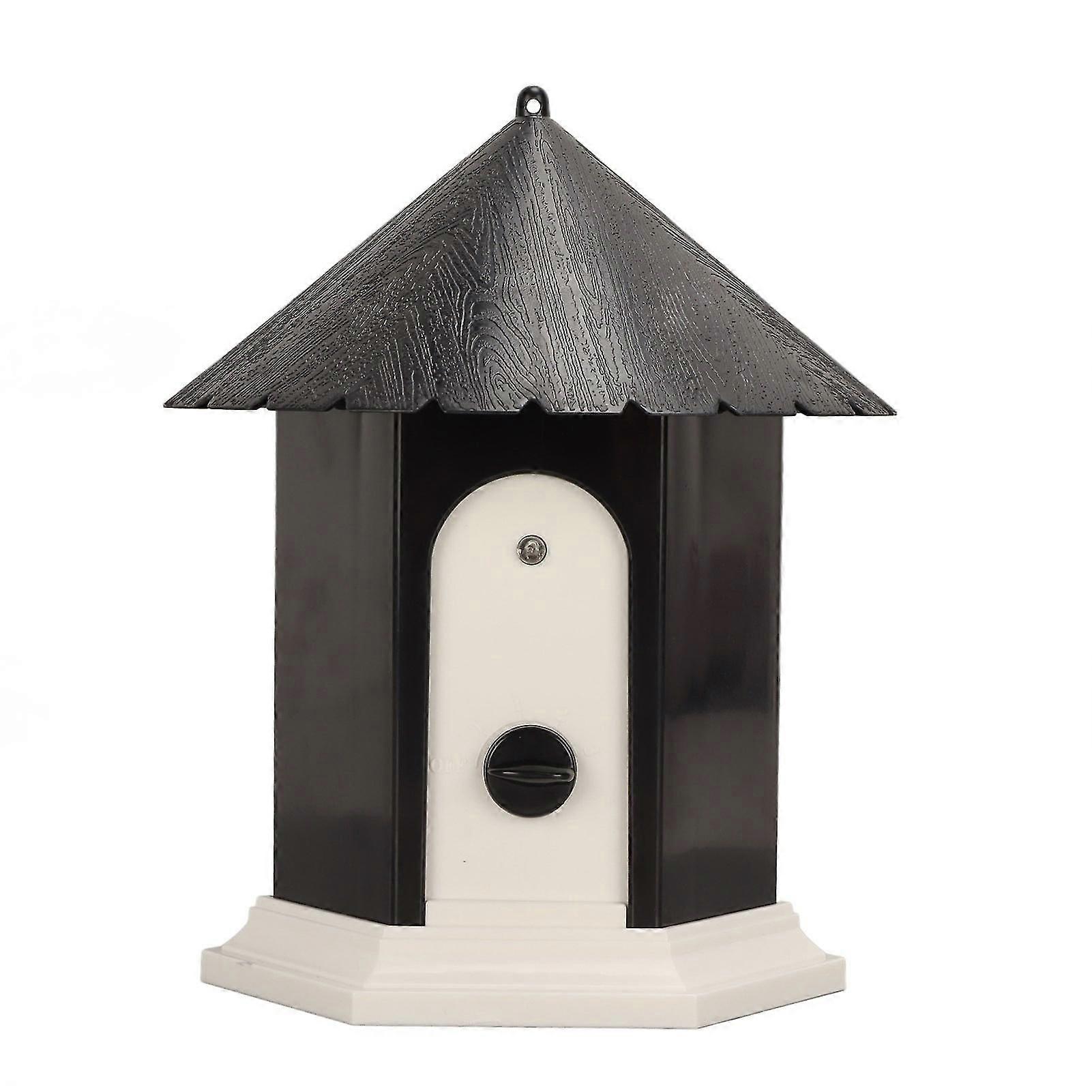 Outdoor Ultrasonic Bark Control Bird House Design Adjustable Control Dog Bark Deterrent for Backyard