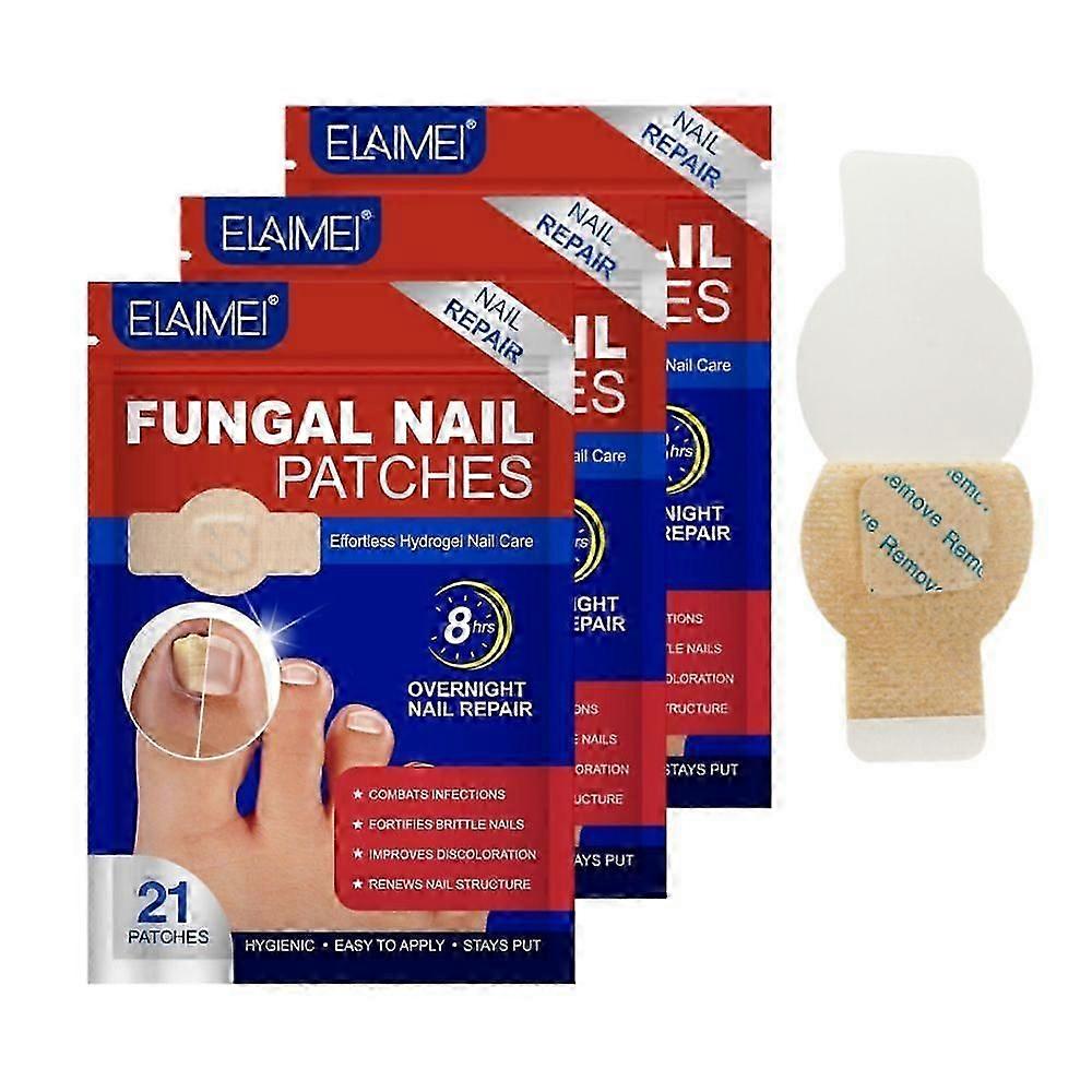 patchs de réparation d’ongles décolorés imperméables contre les champignons