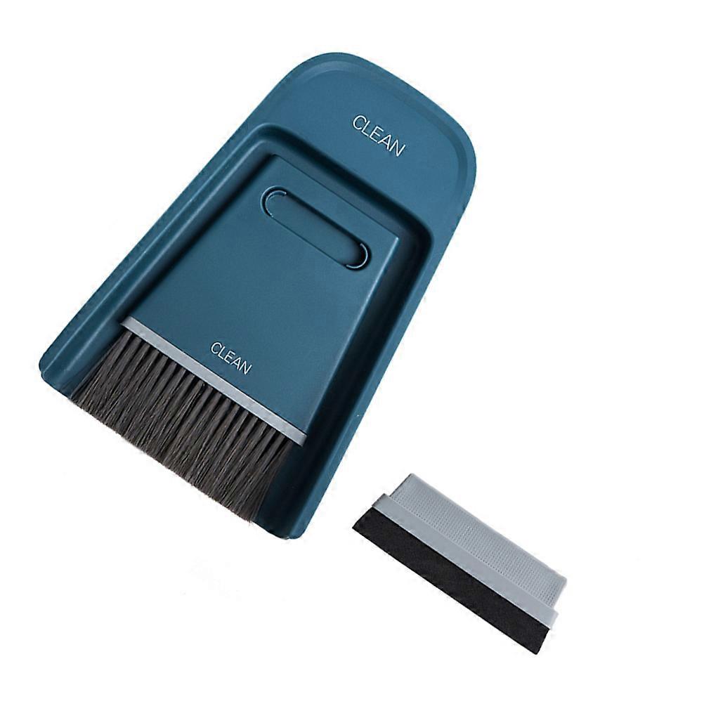 Broom and Dustpan for Desktop Cleaning Efficient Portable Plastic Set for Home Office Use 1 Set