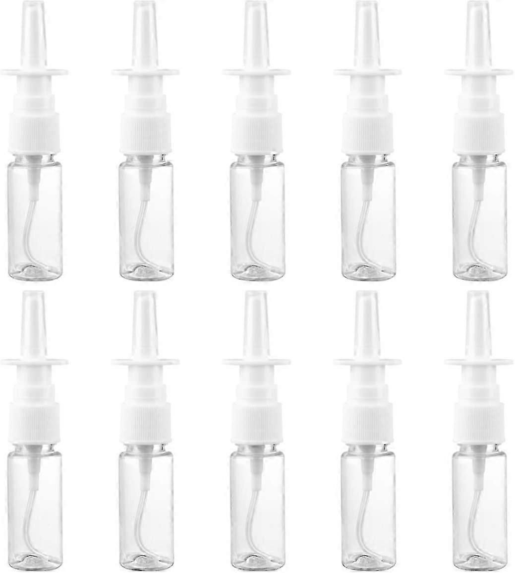 5ml nesespray flaske nesepumpe sprøyte påfyllbar reisestørrelse (5ml, 20 stk)