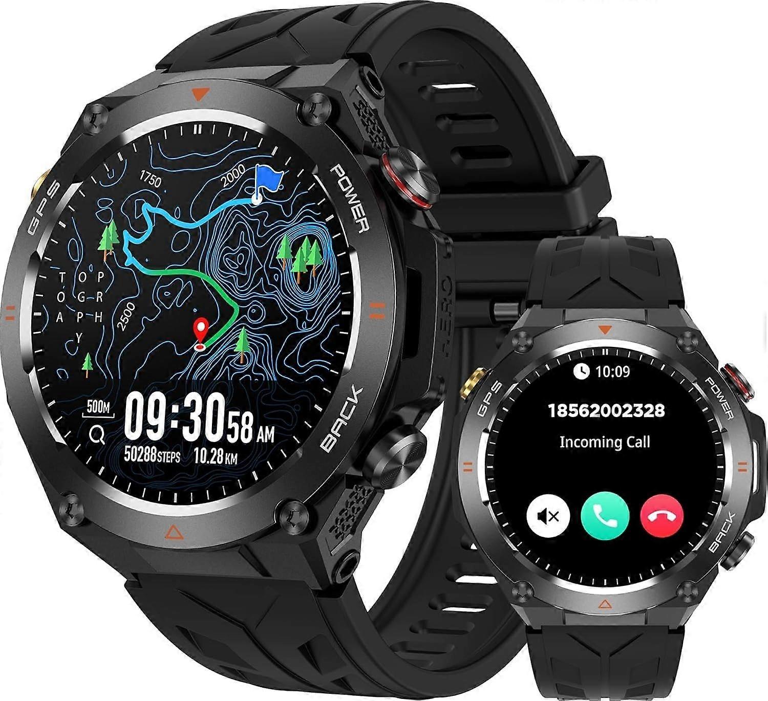 Multifunctional Fitness Tracker: Pedometer, Step Counter, Compass, and More(Black)