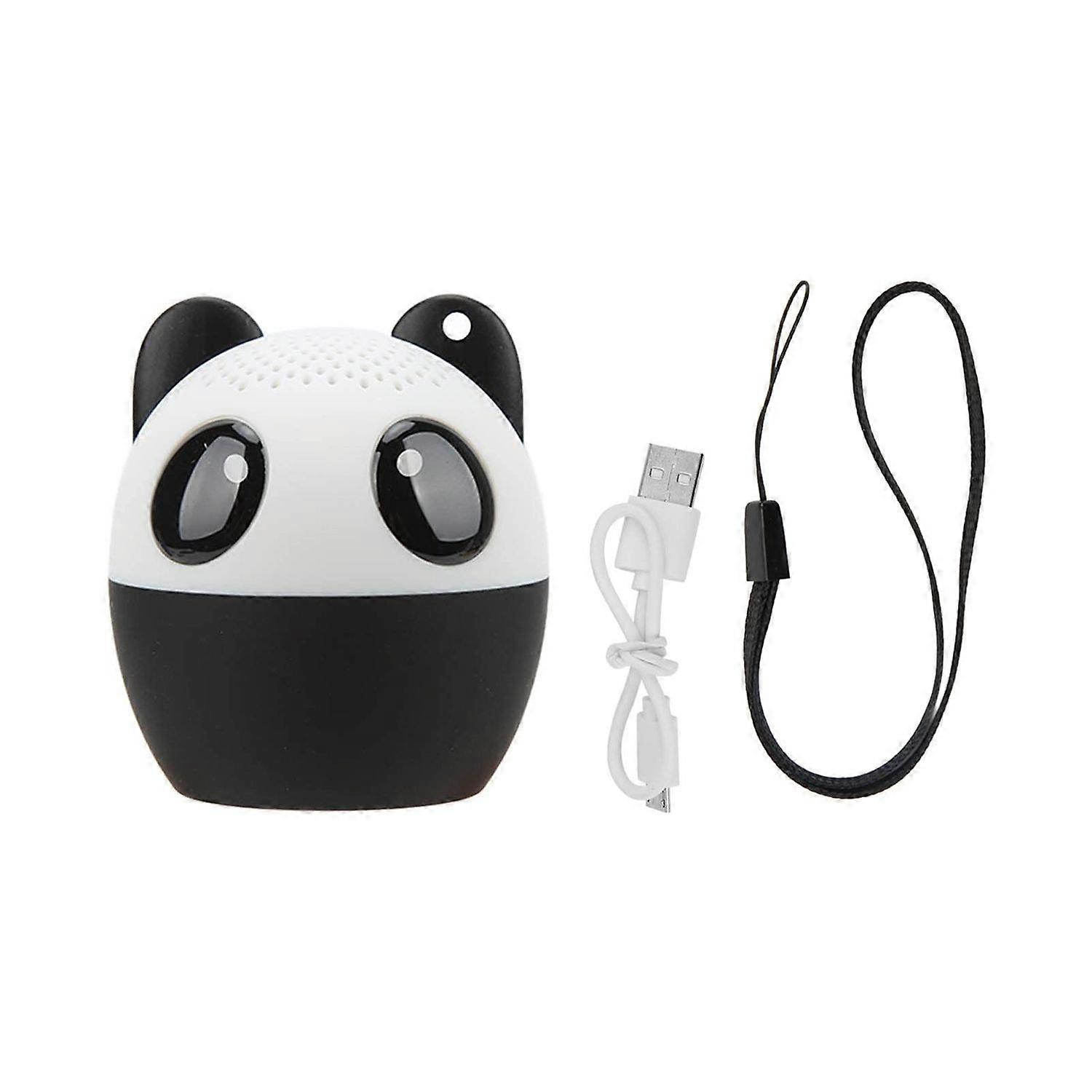 Mini Wireless Speaker, Portable Cute Animal Shape Bluetooth Wireless Speaker with Bluetooth Call Function Selfie Function for Home Party Cafe Bar(Blac