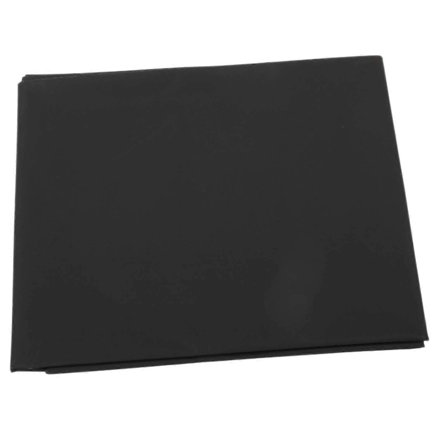 Waterproof PVC Bed Sheets King Size 220 X 2 Cm Black Hypoallergenic