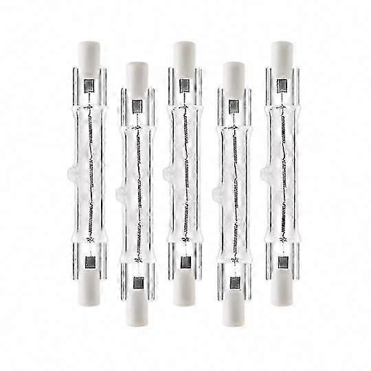 5-Pack R7s 118mm 300W 230V Halogen Bulbs  Linear Light for High Performance