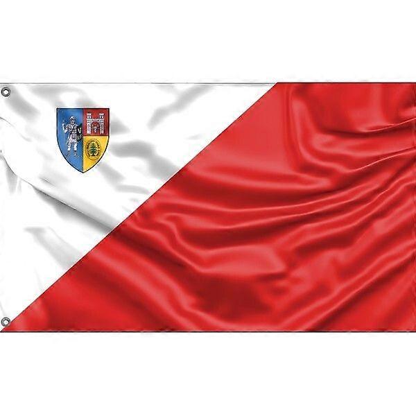 Alba County Flag Romania Pattern 704