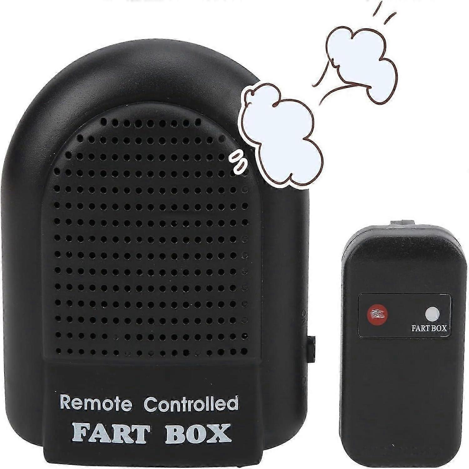 Fart Machine with Remote, Electronic Remote Controlled Fart Machine for Family and Friend - Black