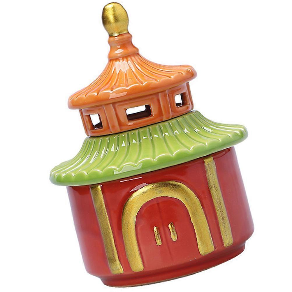 Coil Incense Holder Ceramic Burner for Home Use 4Pcs Table Decor
