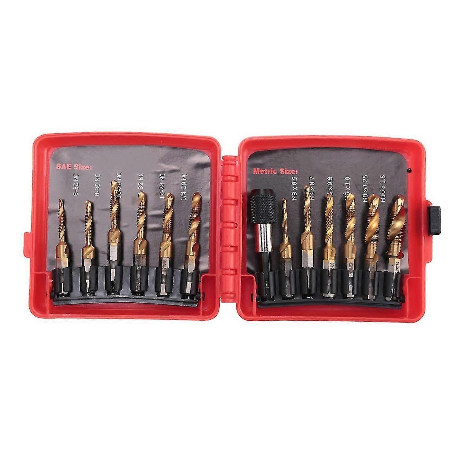 13PCS SAE and Metric Tap Bits Kit