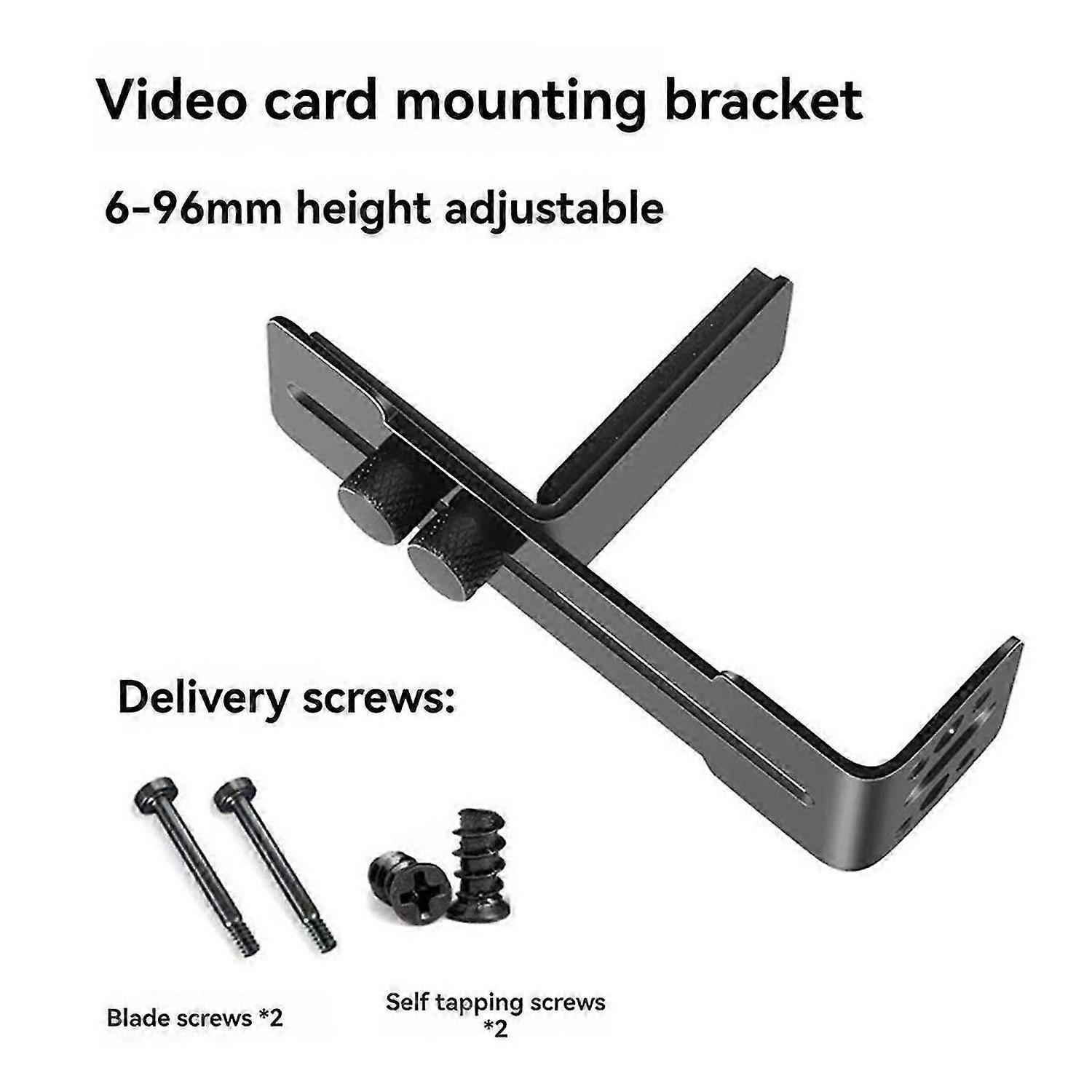 GPU Support Frame Adjustable GPU Brace Prevent Sagging Video Card Support Bracket for Chassis 12cm F