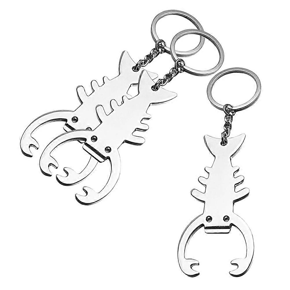 Bottle Opener Tool Lobster Keychain for 9Pcs Camping and Parties