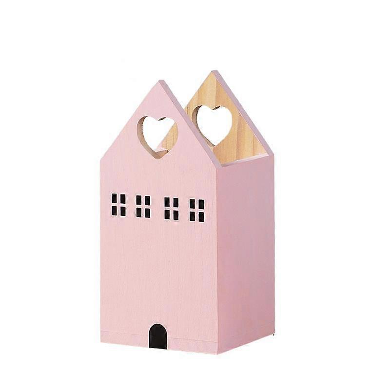 Simple And Creative House Storage Pen Holder, Multi-functional Office Desktop Storage Bucket, Studen